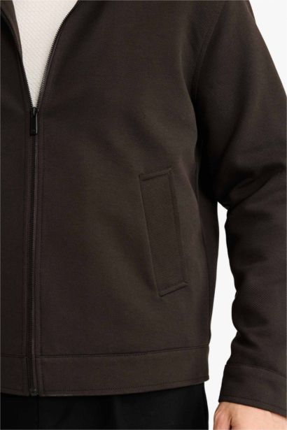 جاكيت دودون قصة عادية بياقة قميص مبطن