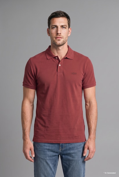 Regular Fit Logolu Pike Basic Polo Tişört