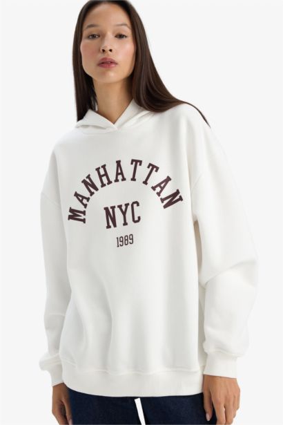 Relax Fit Printed Sweatshirt