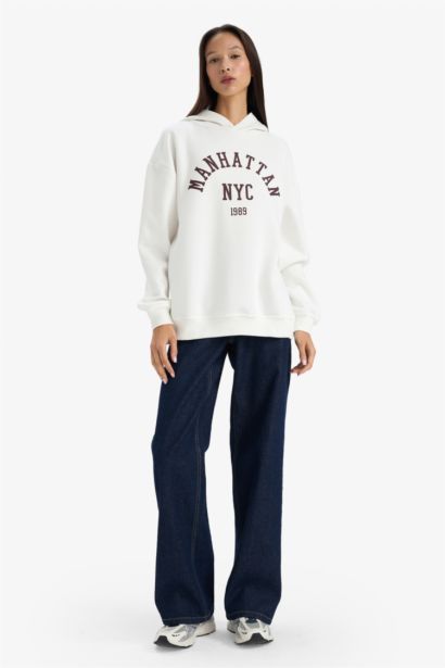 Relax Fit Printed Sweatshirt