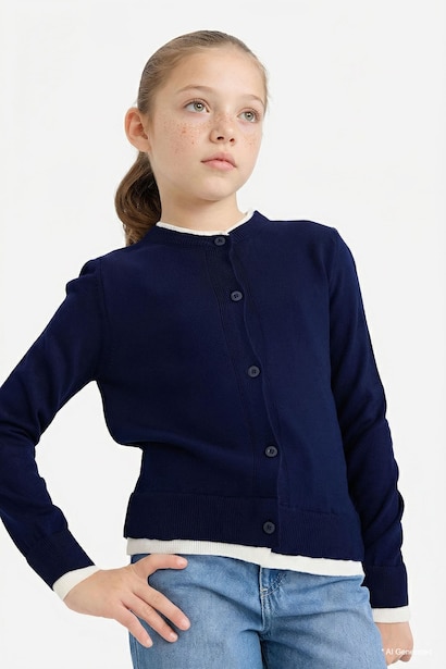 Girl Knitted Cardigan
