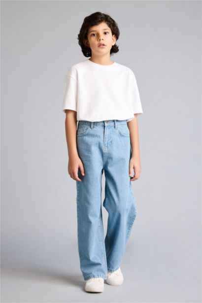 بنطلون جينز اولادي برجل عادية