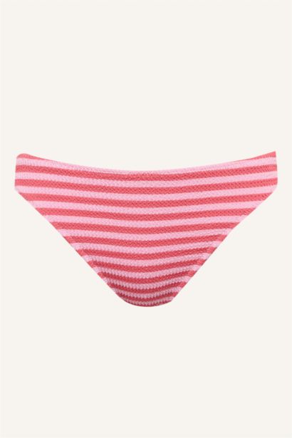 Regular Fit Kırışık Dokulu Bikini Alt