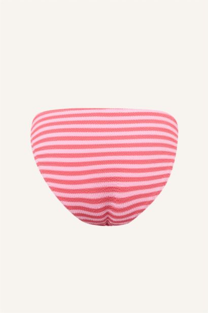 Regular Fit Kırışık Dokulu Bikini Alt