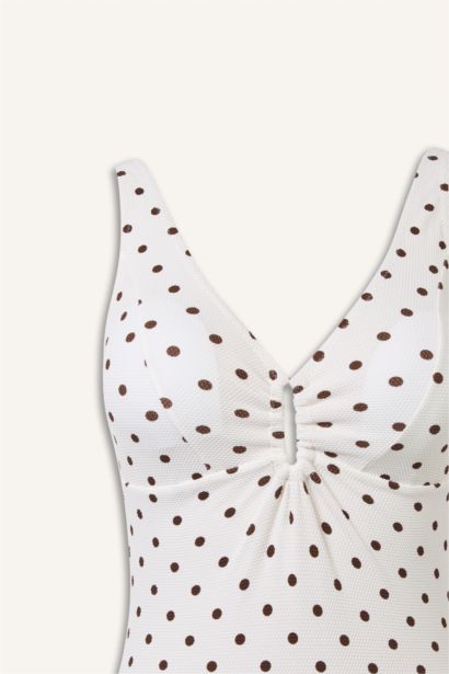 Regular Fıt Puantiyeli Mayo