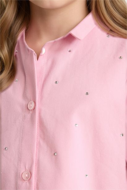 Kız Çocuk Poplin Gömlek