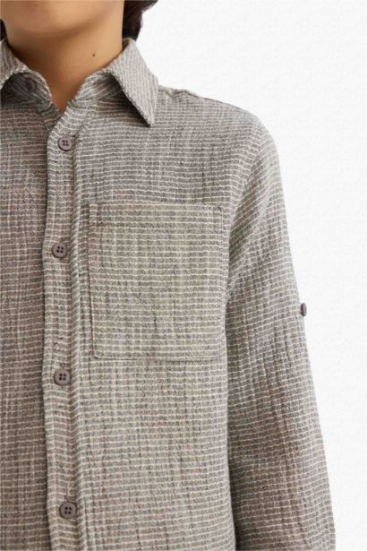 Boy Muslin Shirt and Pants 2 Piece Set