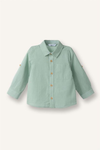 Baby boy Flam Poplin Shirt