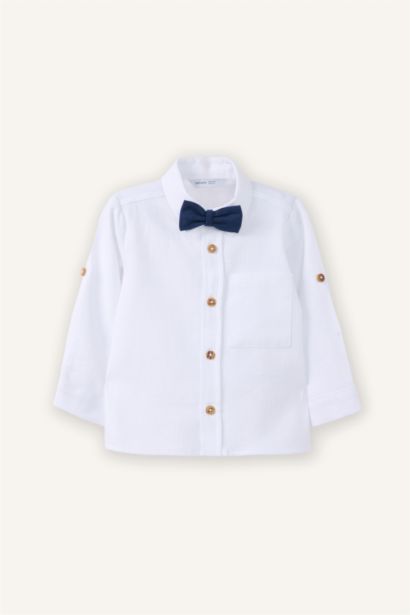 Ensemble Chemise et Pantalon en gabardine pour bébé garçon