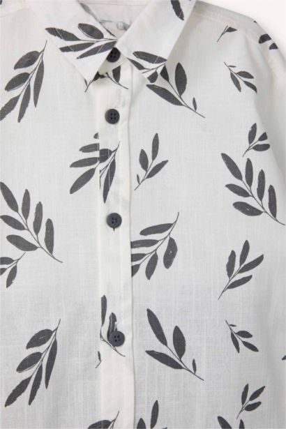 Baby Boy Patterned Shirt and Trousers 2 Piece Set