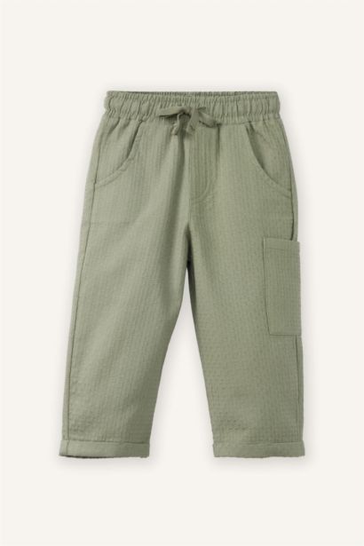 Baby Boy Muslin Shirt and Pants 2 Piece Set