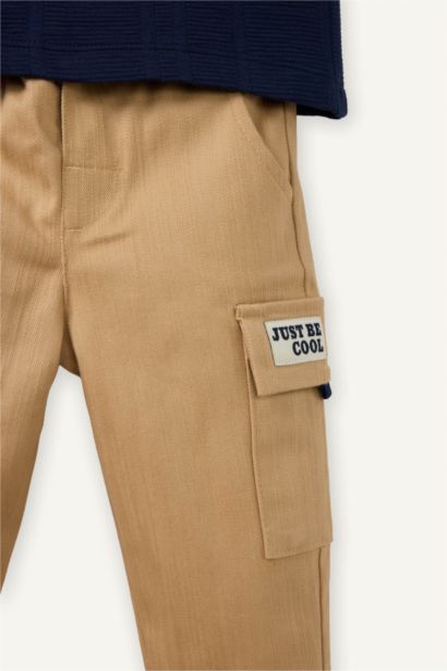 Baby Boy T-Shirt Gabardine Pants 2 Piece Set