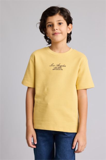 New Regular Fit Printed Short Sleeve T-Shirt