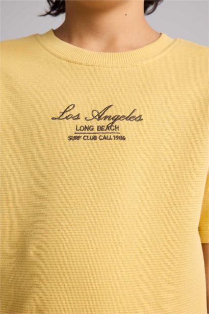 New Regular Fit Printed Short Sleeve T-Shirt