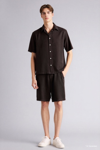 100% Cotton Regular Fit Premium Tencel Shirt