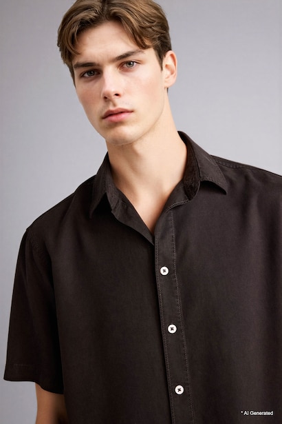 100% Cotton Regular Fit Premium Tencel Shirt