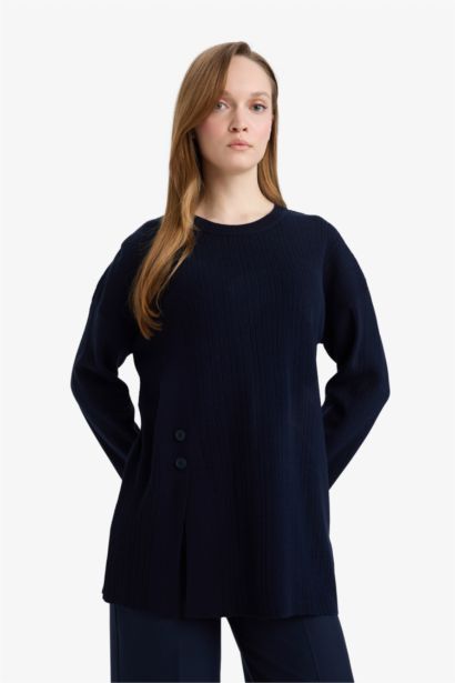 Loose Fit Knitwear Tunic