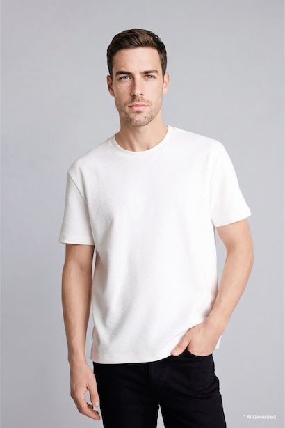 Regular Fit Crew Neck Short Sleeve T-Shirt