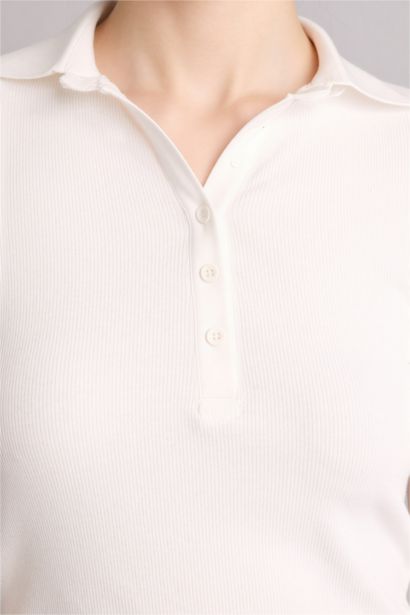 تيشيرت بولو نص كم سليم فيت مضلع