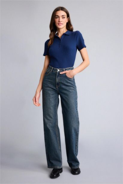 Woman Short Sleeve Polo T-Shirt