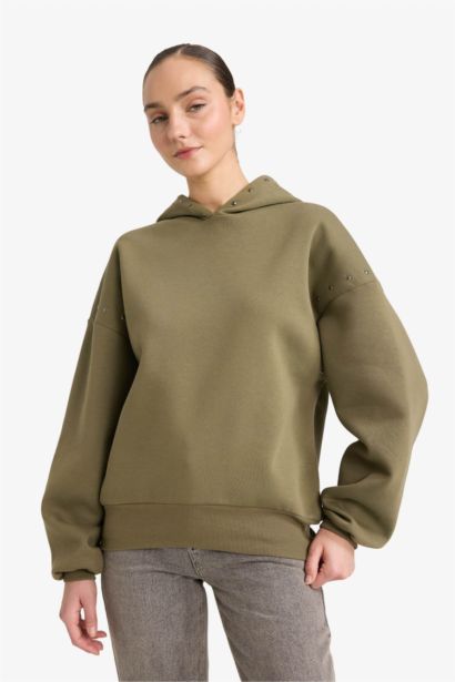 Oversize Fit Long Sleeve Sweatshirt