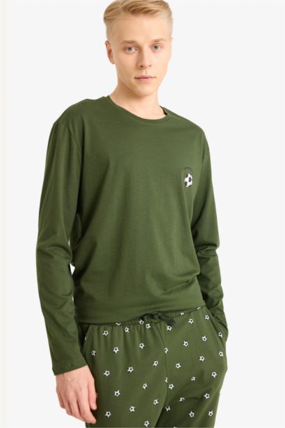 Regular Fit Patterned Long Sleeve 2 Piece Set