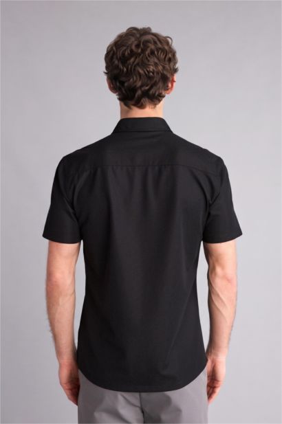 Slım Fıt Kısa Kollu Gömlek