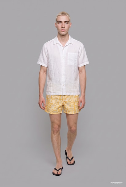 Striped Swim Shorts