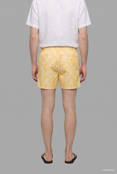 Striped Swim Shorts