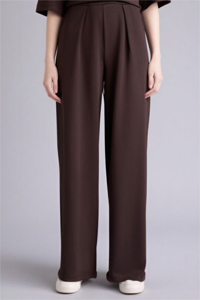 بنطلون وايد ليج برجل واسع