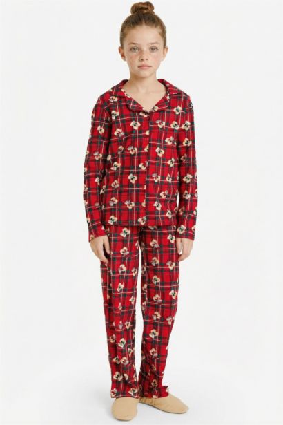 سيت بجامة بناتي قصة عادية - قطعتين