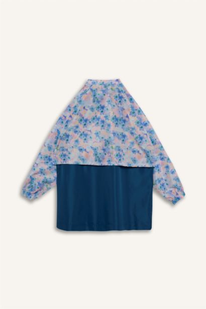 Regular Fıt Çiçekli 5'li Burkini Mayo