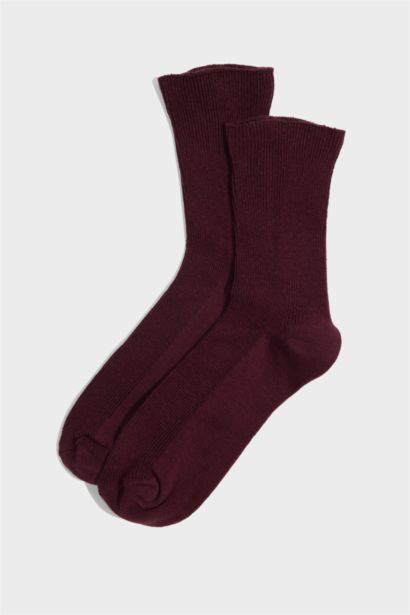 Kadın 5'li Pamuklu Uzun Çorap