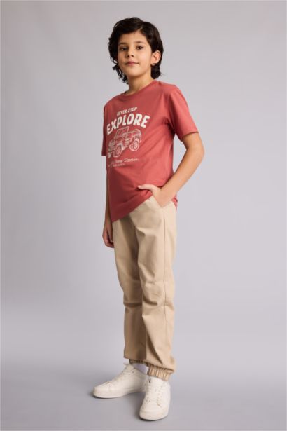 New Regular Fit Printed Short Sleeve T-Shirt