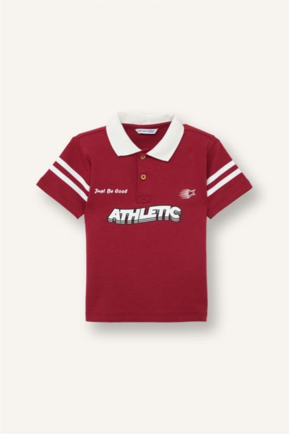 Baby Boy Oversize Short Sleeve Polo T-Shirt