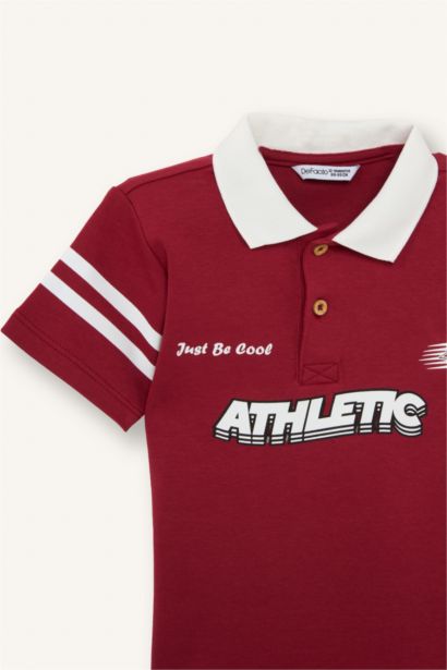 Baby Boy Oversize Short Sleeve Polo T-Shirt