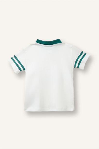 Oversize Fit Short Sleeve Polo T-Shirt