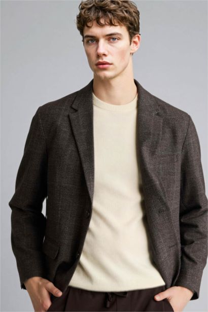 Regular Fit Lined Blazer