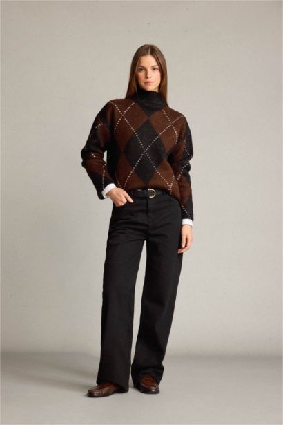 Half Turtleneck Knitwear Pullover