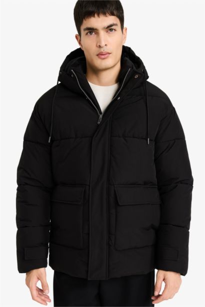 Su Geçirmez Slim Fıt Mont