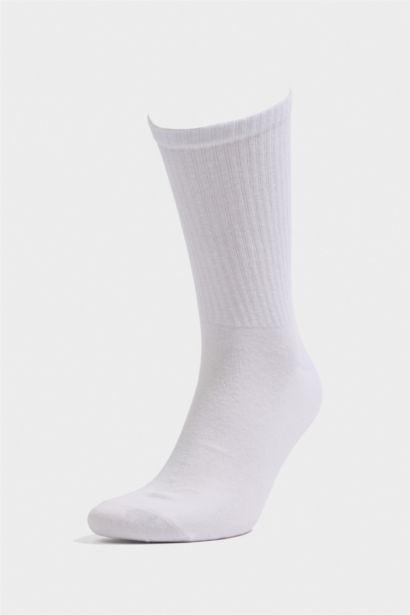 Boy Comfortable Elasticated 5 Piece Cotton Long Socks