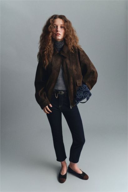 Crop Flare Fit High Waist Ankle Length Jeans