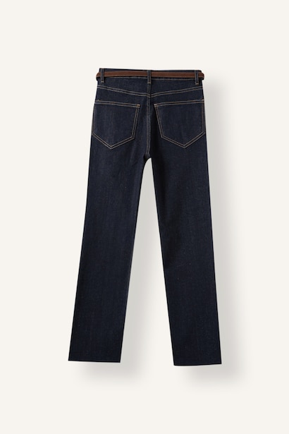 Crop Flare Fıt Yüksek Bel Jean Pantolon