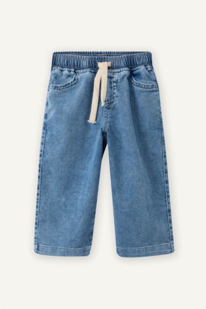 Regular Fit Denim Trousers