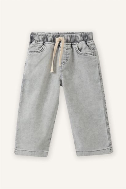 Regular Fit Denim Trousers