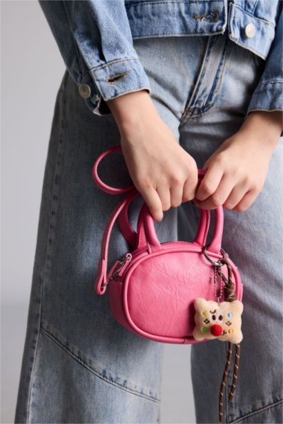 Charm Detaylı Çapraz Çanta Kız Çocuk