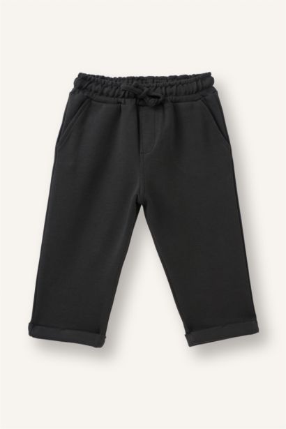Regular Fit Elastic Band Trousers