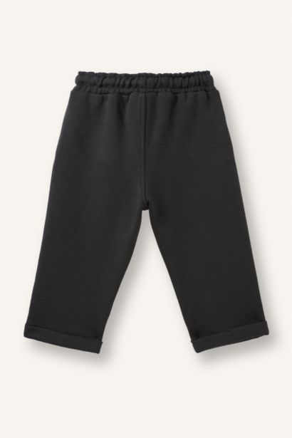 Regular Fit Elastic Band Trousers
