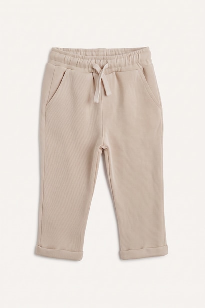 Regular Fit Elastic Band Trousers