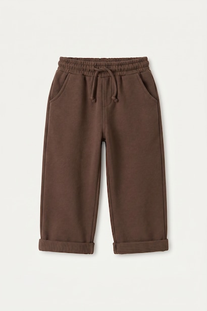 Regular Fit Elastic Band Trousers